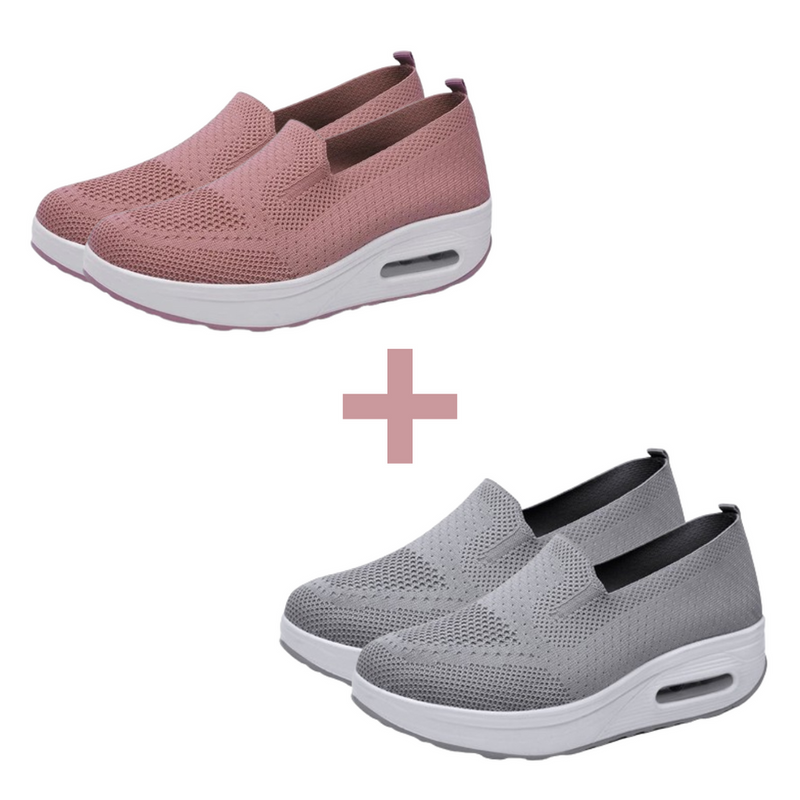 Tênis Ortopédico OrthMed - Compre 01 Leve 02 + Meia de Alta Compressão Invisível