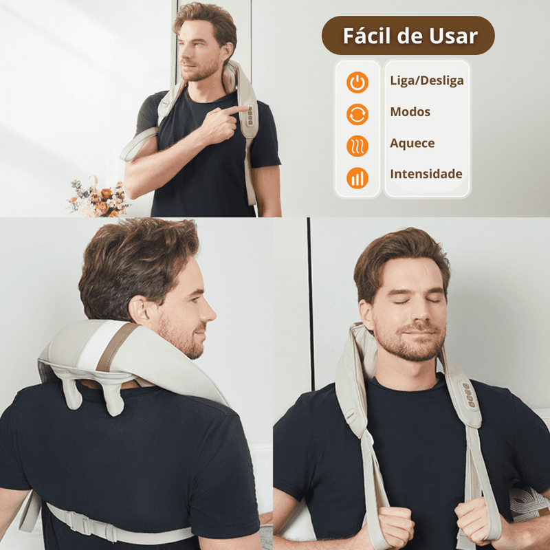 Massageador de Pescoço Inteligente ProConfort Human Touch