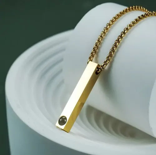 Colar com Foto e Nome Personalizável [PROMOÇAO DIA DOS PAIS]