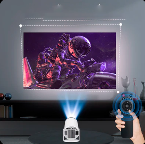 Projetor Portátil CineFast 4K [150 POLEGADAS]