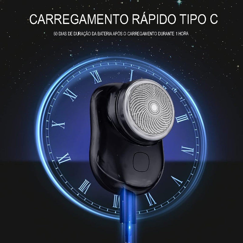 Barbeador Profissional Elétrico Portátil - ProBarber Mini ®