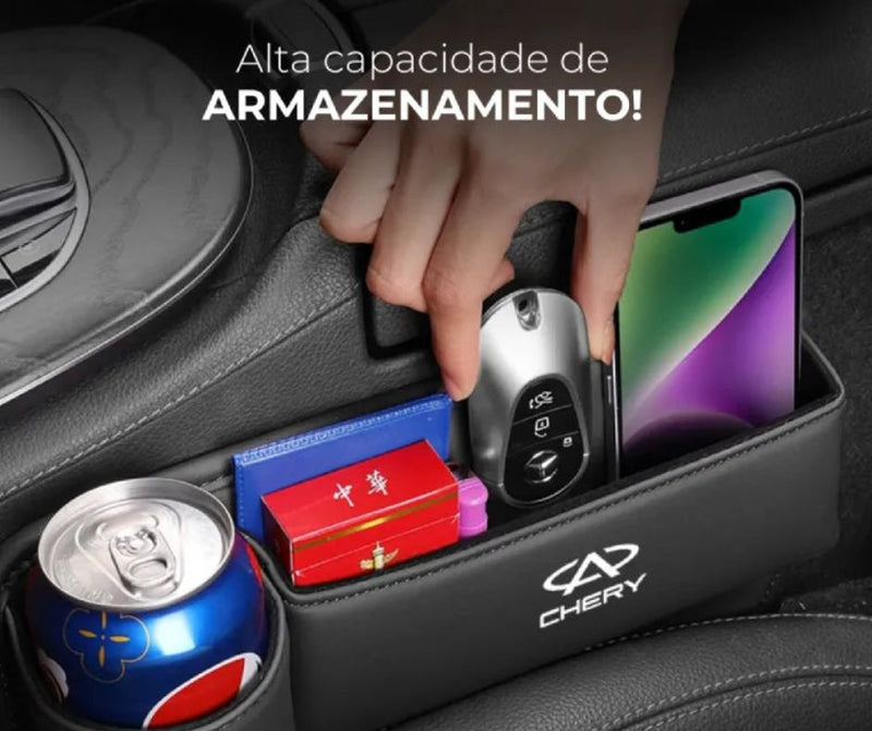 PastPremium - Pasta Organizadora Universal para Carros (PERSONALIZADA COM A MARCA DO SEU CARRO)
